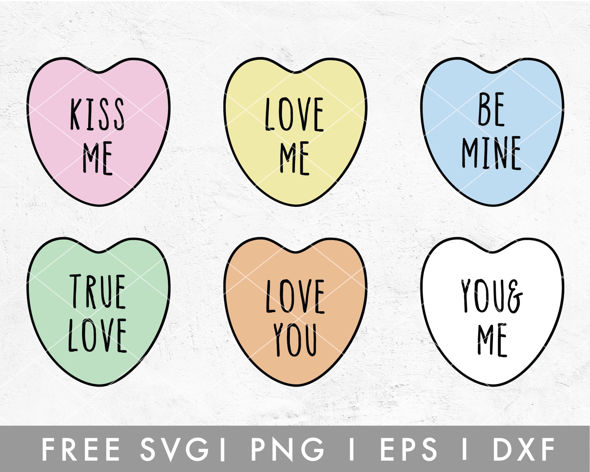 Valentine Candy SVG Cut File for Cricut, Cameo Silhouette | Free SVG Valentine's Day