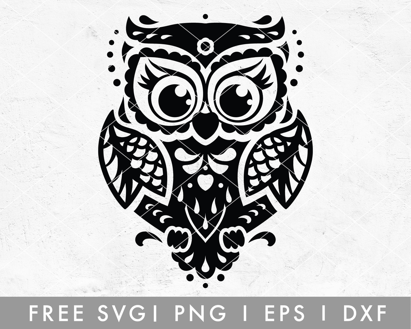 FREE FREE Mandala SVG | Mandala Owl SVG Cut File for Cricut, Cameo Silhouette | Free SVG Cut File