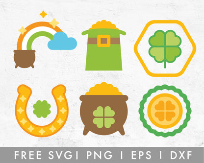 FREE St. Patricks Element SVG Cut File for Cricut, Cameo Silhouette | Free SVG Cut File