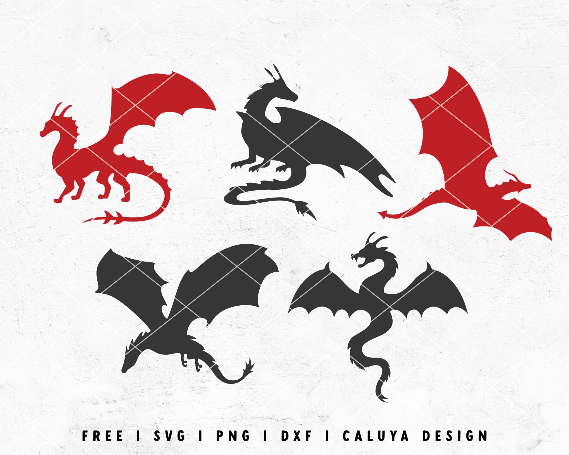 FREE Dragon SVG | Kids School SVG Cut File for Cricut, Cameo Silhouette | Free SVG Cut File
