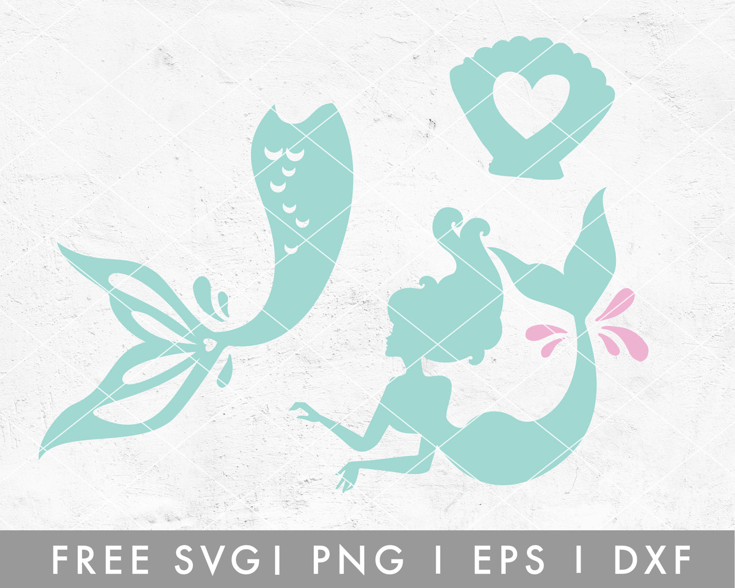 FREE FREE Mermaid SVG | Mermaid Tail SVG Cut File for Cricut, Cameo Silhouette | Free SVG Cut File