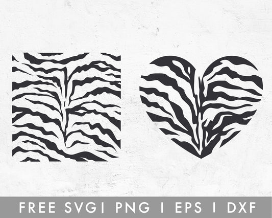 FREE Zebra Pattern SVG Cut File for Cricut, Cameo Silhouette | Free SVG Cut File