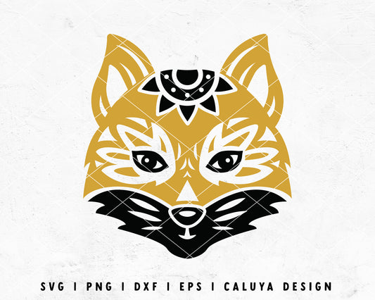 FREE Fox SVG | Mandala SVG Cut File for Cricut, Cameo Silhouette | Free SVG Cut File