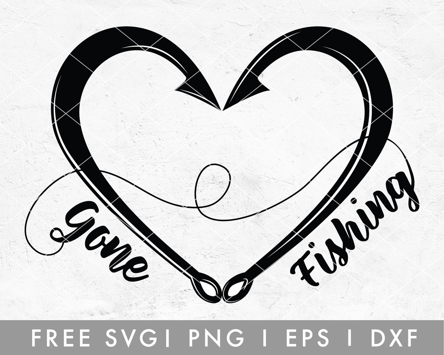 FREE Fishing SVG | Love Fishing SVG Cut File for Cricut, Cameo Silhouette | Free SVG Cut File