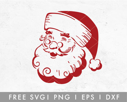 FREE Vintage Santa SVG