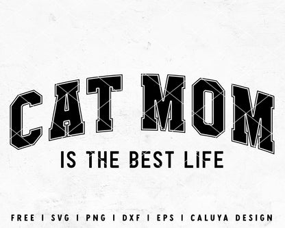 FREE Cat Mom SVG | Pet Lover SVG