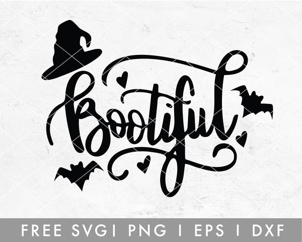 Bootiful Designs FREE Bootiful SVG Cut File for Cricut, Cameo Silhouette – Caluya Design