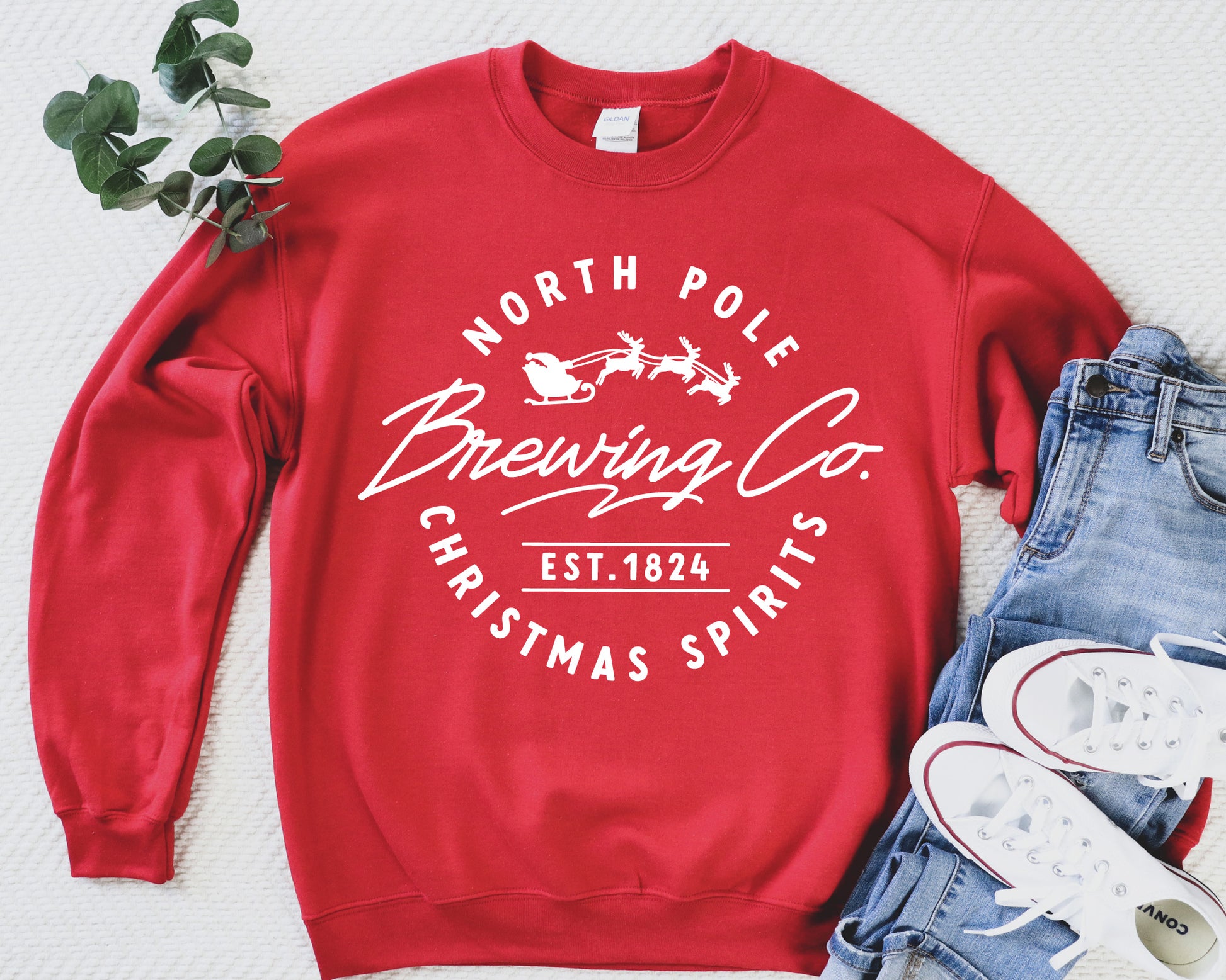 North Pole Brewing SVG For Christmas Craft with Cricut, Cameo Silhouette