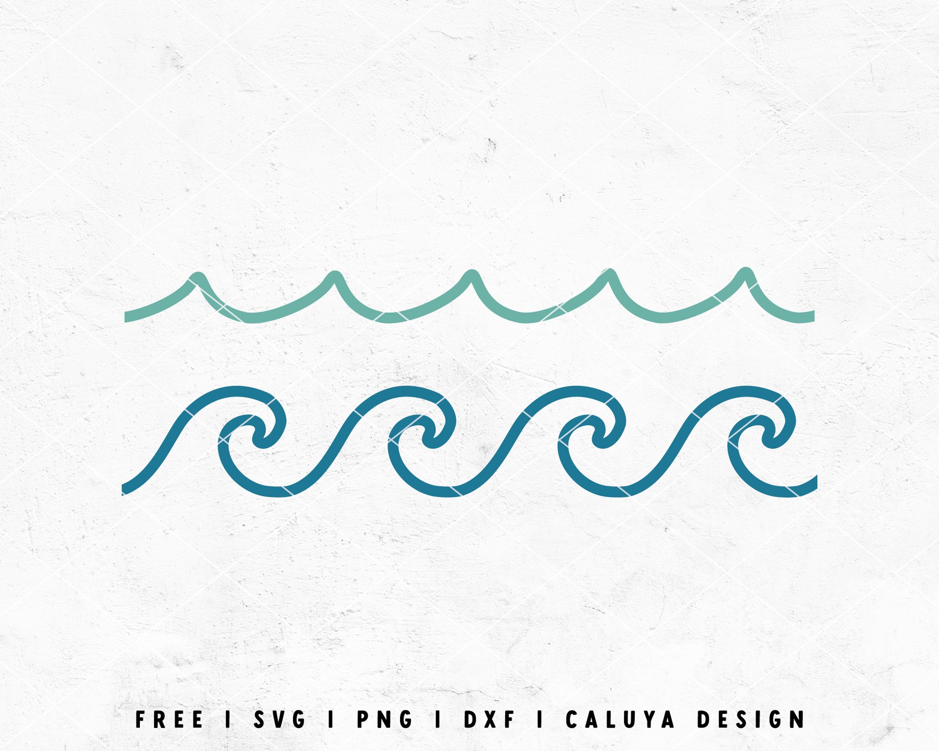 Simple Waves Clip Art