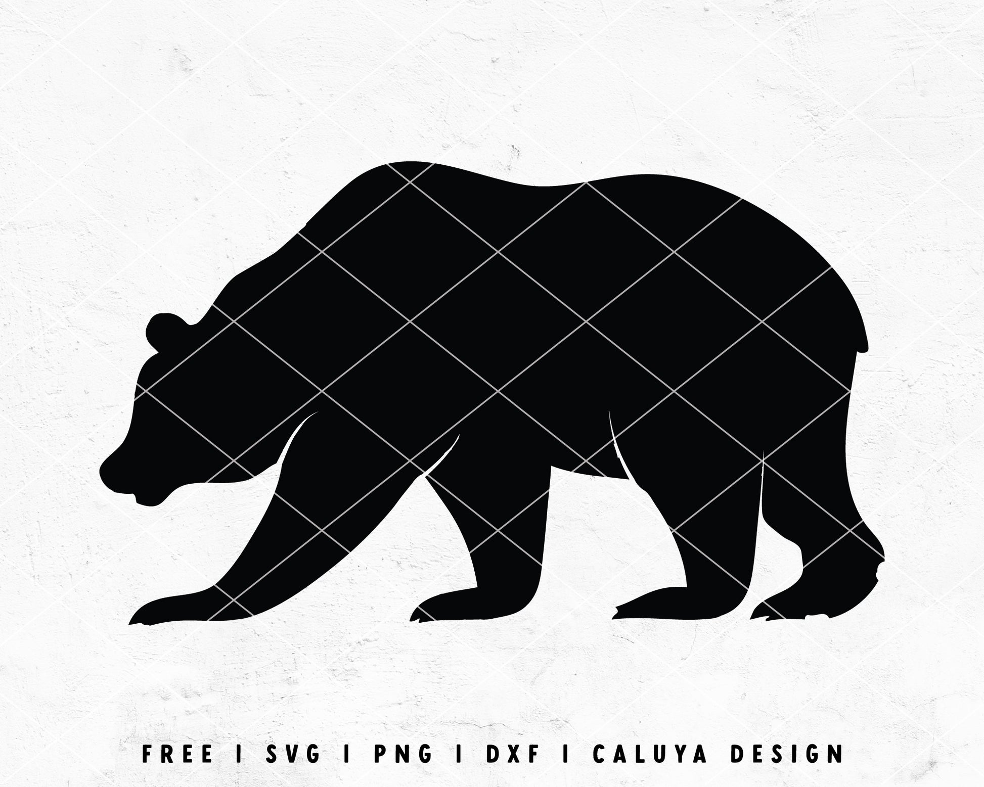 FREE Bear SVG | Forest Animal SVG  Cut File for Cricut, Cameo Silhouette | Free SVG Cut File