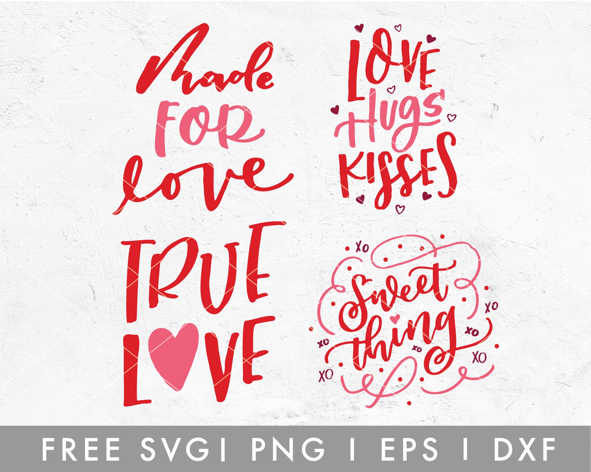 Valentine Lettering SVG Cut File for Cricut, Cameo Silhouette | Free SVG Valentine's Day