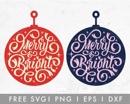 FREE Ornament Set SVG