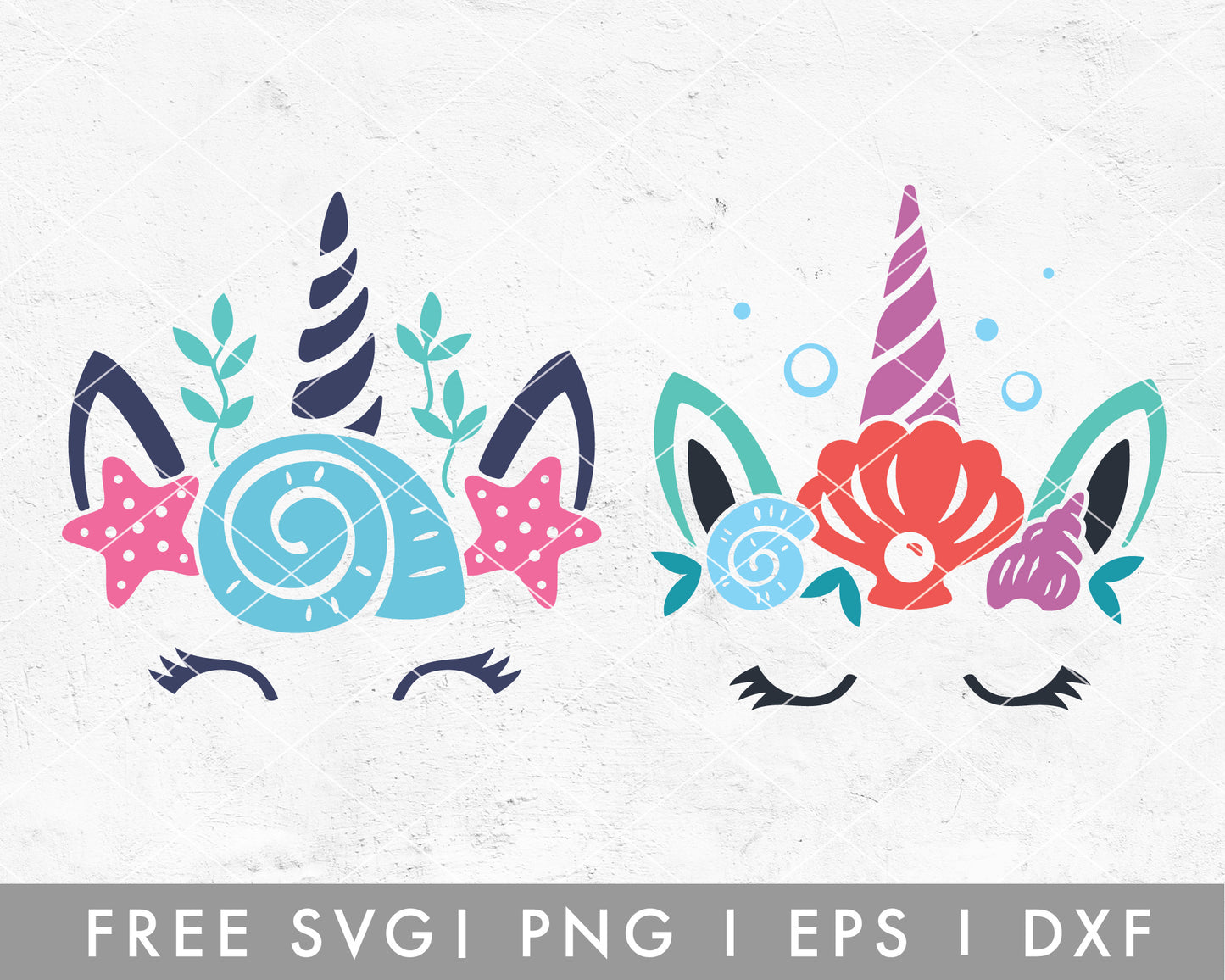 FREE Mermaid SVG | Mermaid Unicorn Cut File for Cricut, Cameo Silhouette | Free SVG Cut File