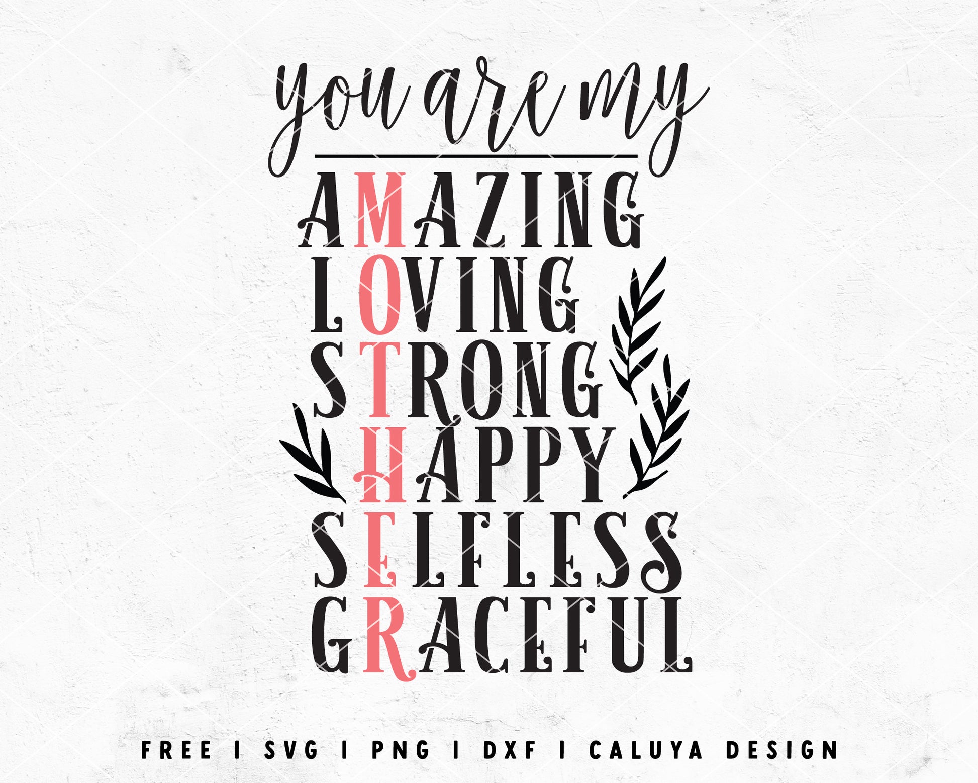 FREE Mom Life SVG | Mother's Day SVG Cut File for Cricut, Cameo Silhouette | Free SVG Cut File