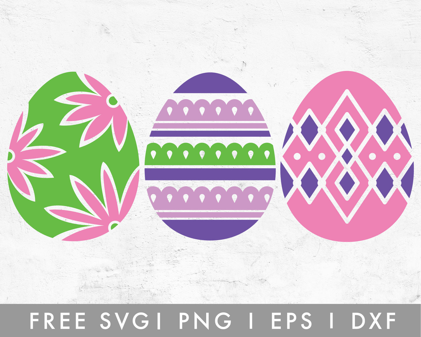 FREE Patterned Easter Egg SVG Cut File for Cricut, Cameo Silhouette | Free SVG Cut File