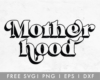 Motherhood SVG Cut File for Cricut, Cameo Silhouette | Free SVG Valentine's Day