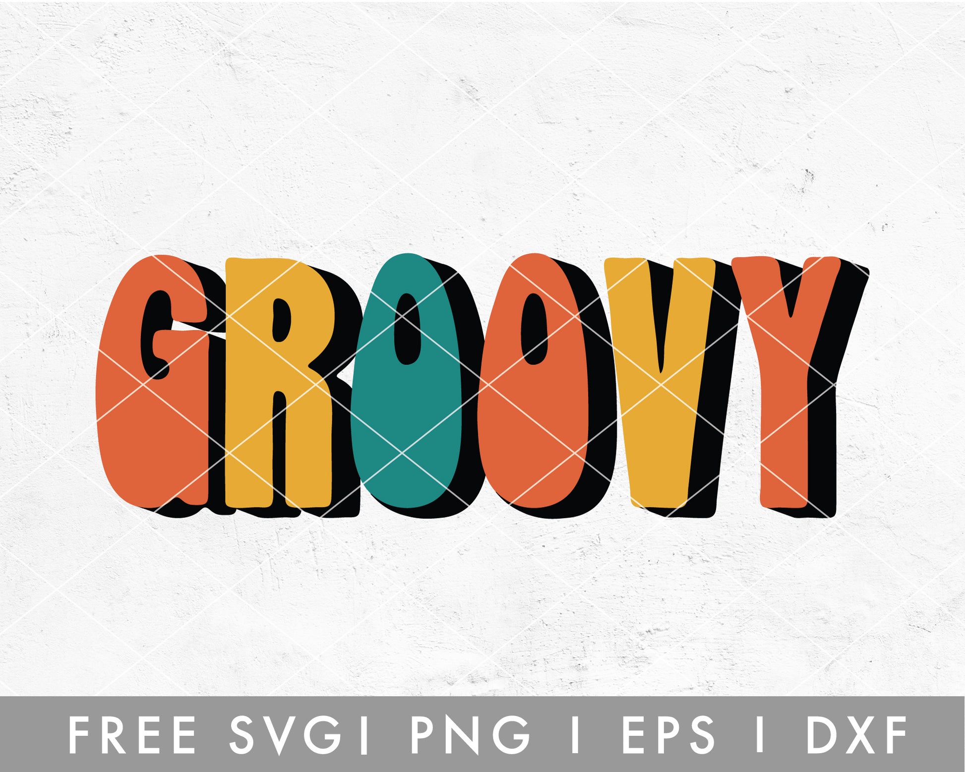 FREE Groovy SVGFile for Cricut, Cameo Silhouette | Free SVG Cut File