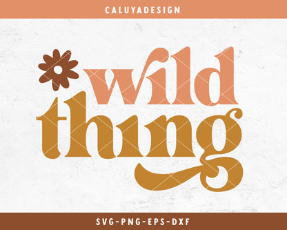 Wild Thing SVG Cut File for Cricut, Cameo Silhouette | Boho Baby SVG