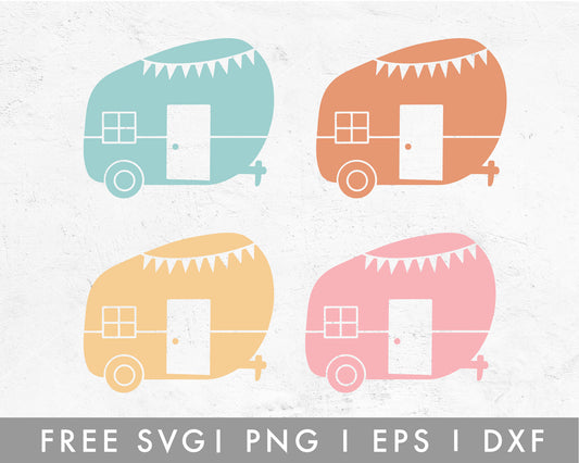 FREE Cute Caravan SVG