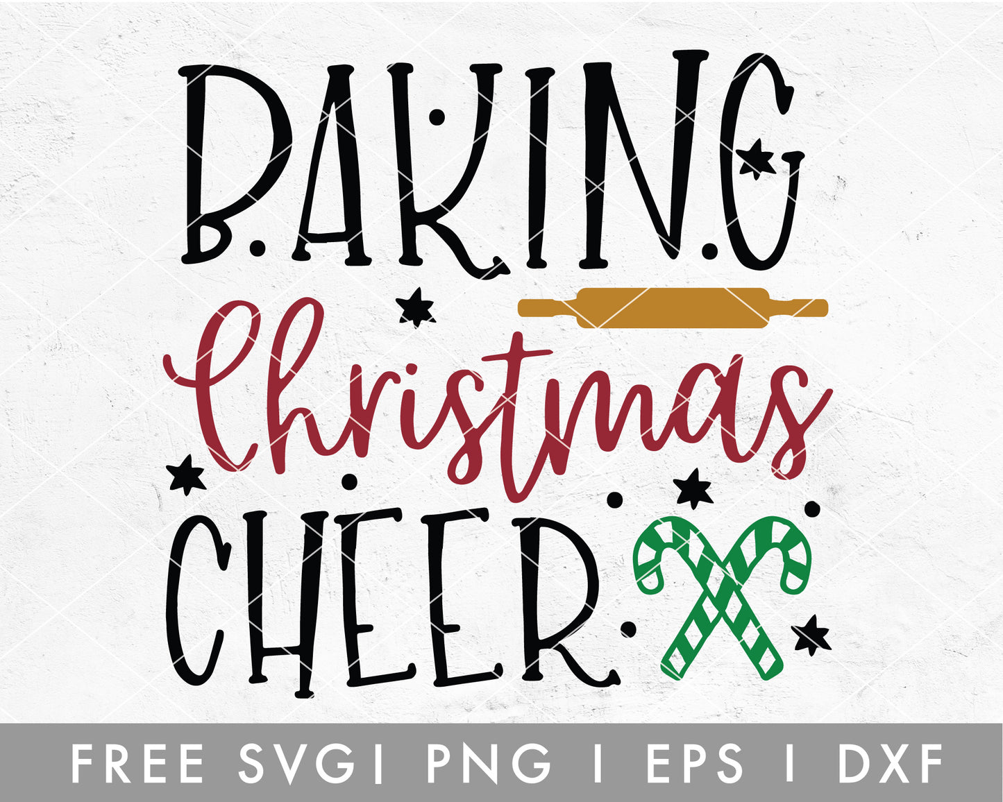 FREE Baking Christmas Cheer SVG