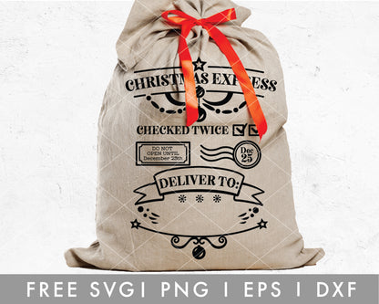 FREE Santa Bag II SVG