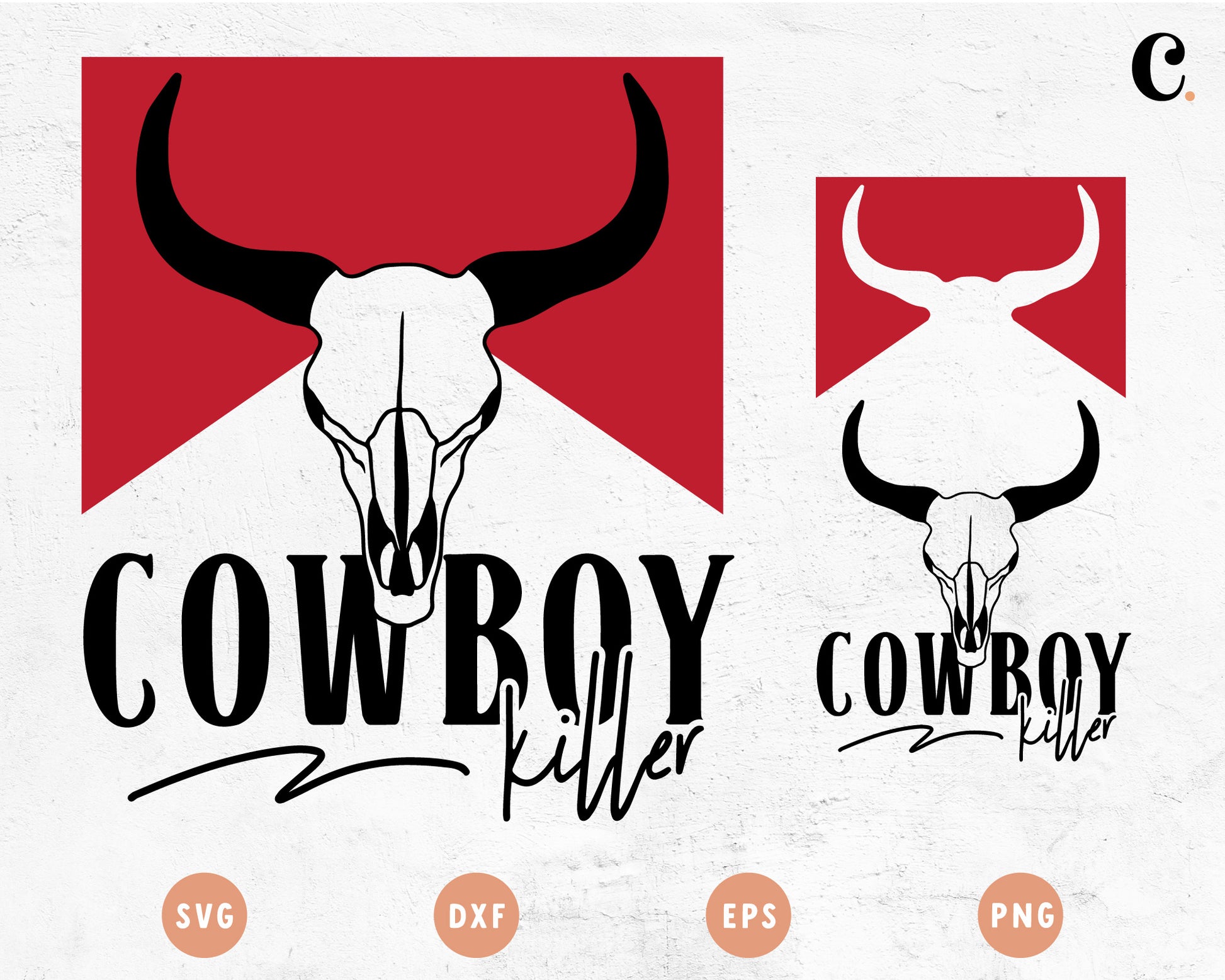 Cowboy Killer SVG Cut File for Cricut, Cameo Silhouette | Texas, Dallas Cowgirl SVG, sublimation