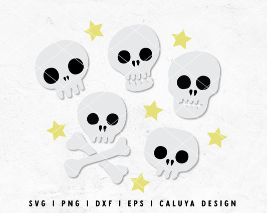FREE Skull SVG | Cute Halloween SVG