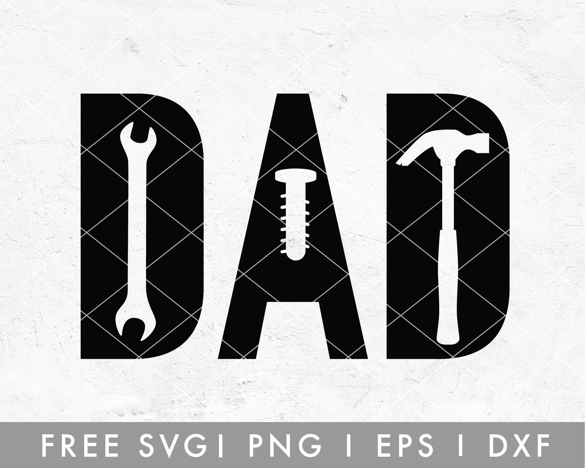 Free FREE Dad SVG  Dad with Tool SVG Cut File for Cricut, Cameo Silhouette  – Caluya Design