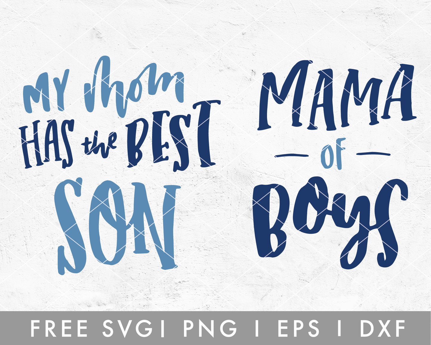 FREE Mama Boys Lettering SVG Cut File for Cricut, Cameo Silhouette | Free SVG Cut File