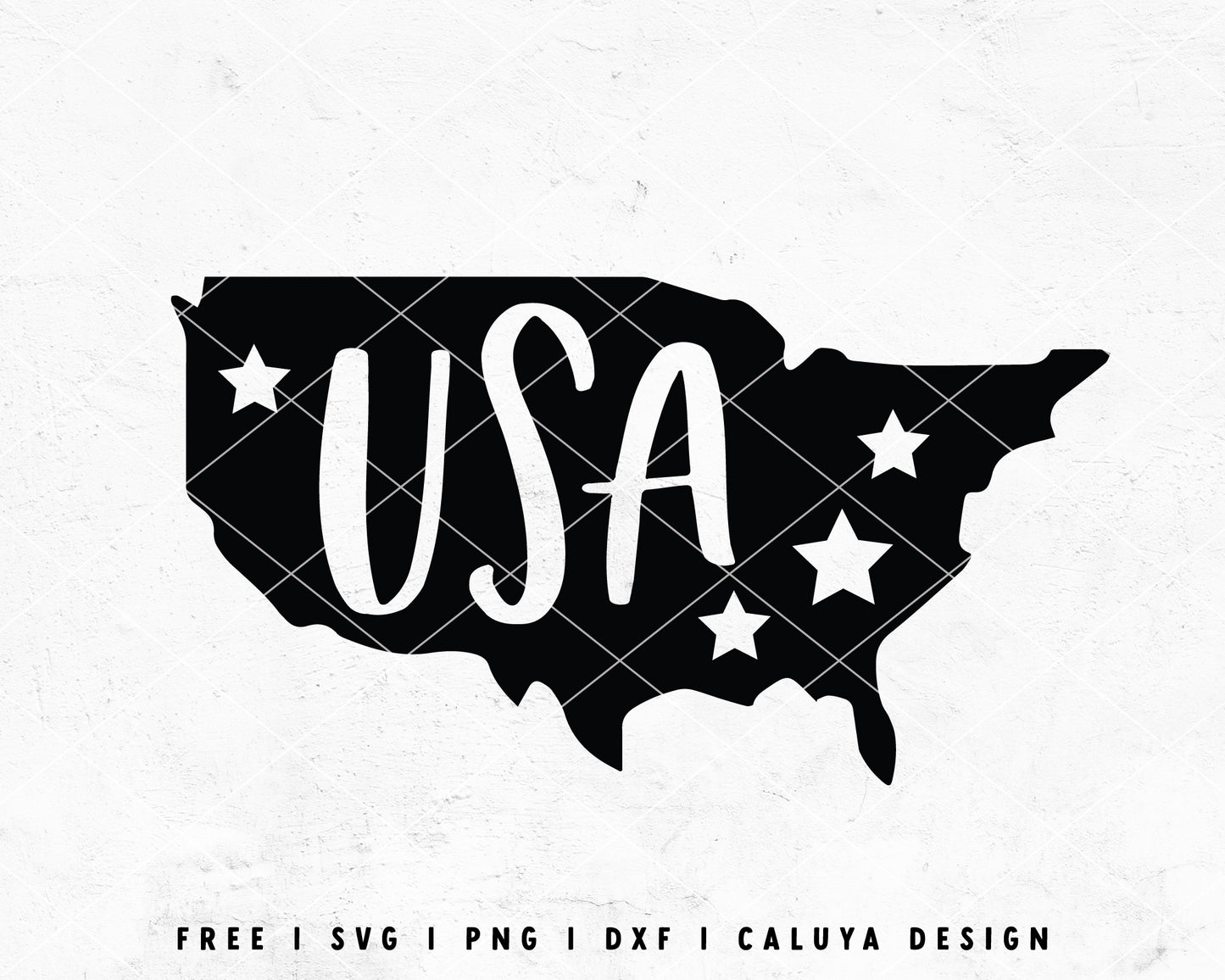FREE USA SVG | America SVG Cut File for Cricut, Cameo Silhouette | Free SVG Cut File