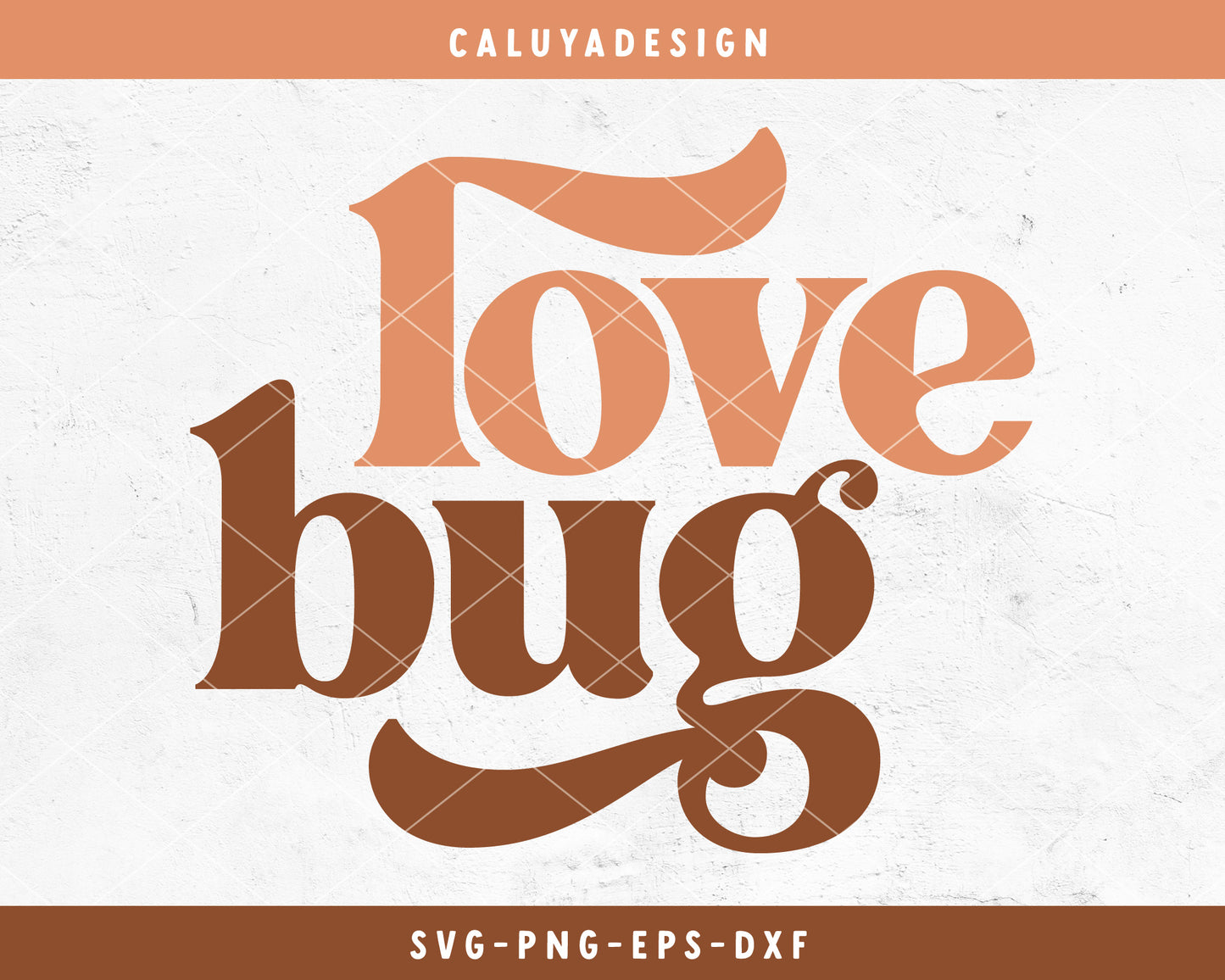 Love Bug SVG Cut File for Cricut, Cameo Silhouette | Boho Baby SVG