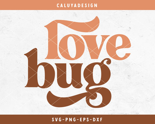 Love Bug SVG Cut File for Cricut, Cameo Silhouette | Boho Baby SVG