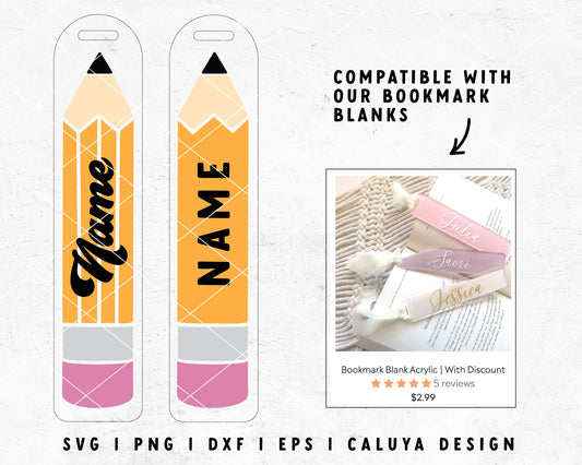 Back to School SVG | Pencil Bookmark SVG