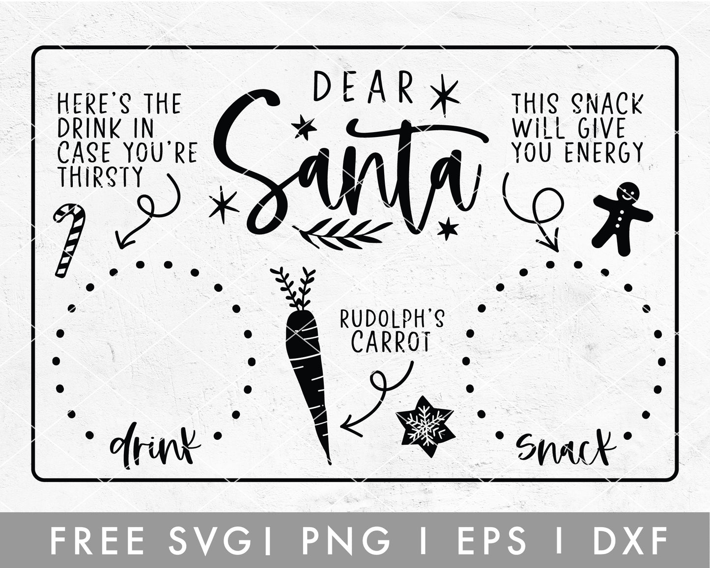 FREE Santa Tray SVG