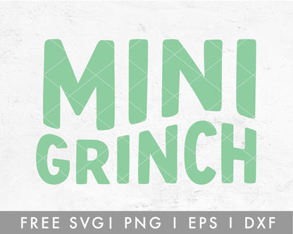 FREE Mini Grinch SVG