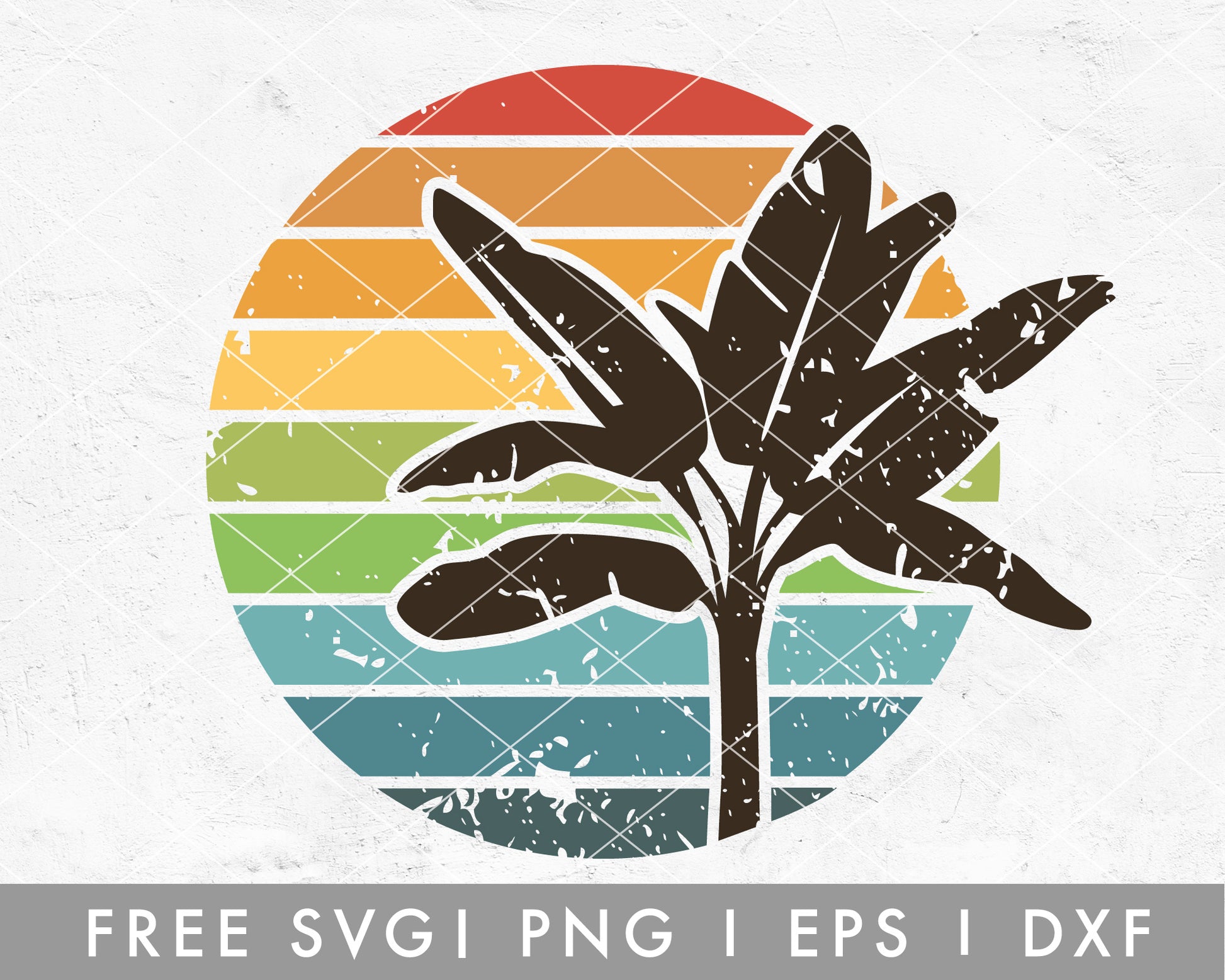FREE Summer SVG | Palm Tree SVG Cut File for Cricut, Cameo Silhouette | Free SVG Cut File