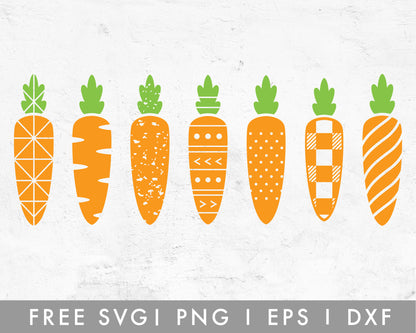 FREE Easter Carrot SVG Cut File for Cricut, Cameo Silhouette | Free SVG Cut File