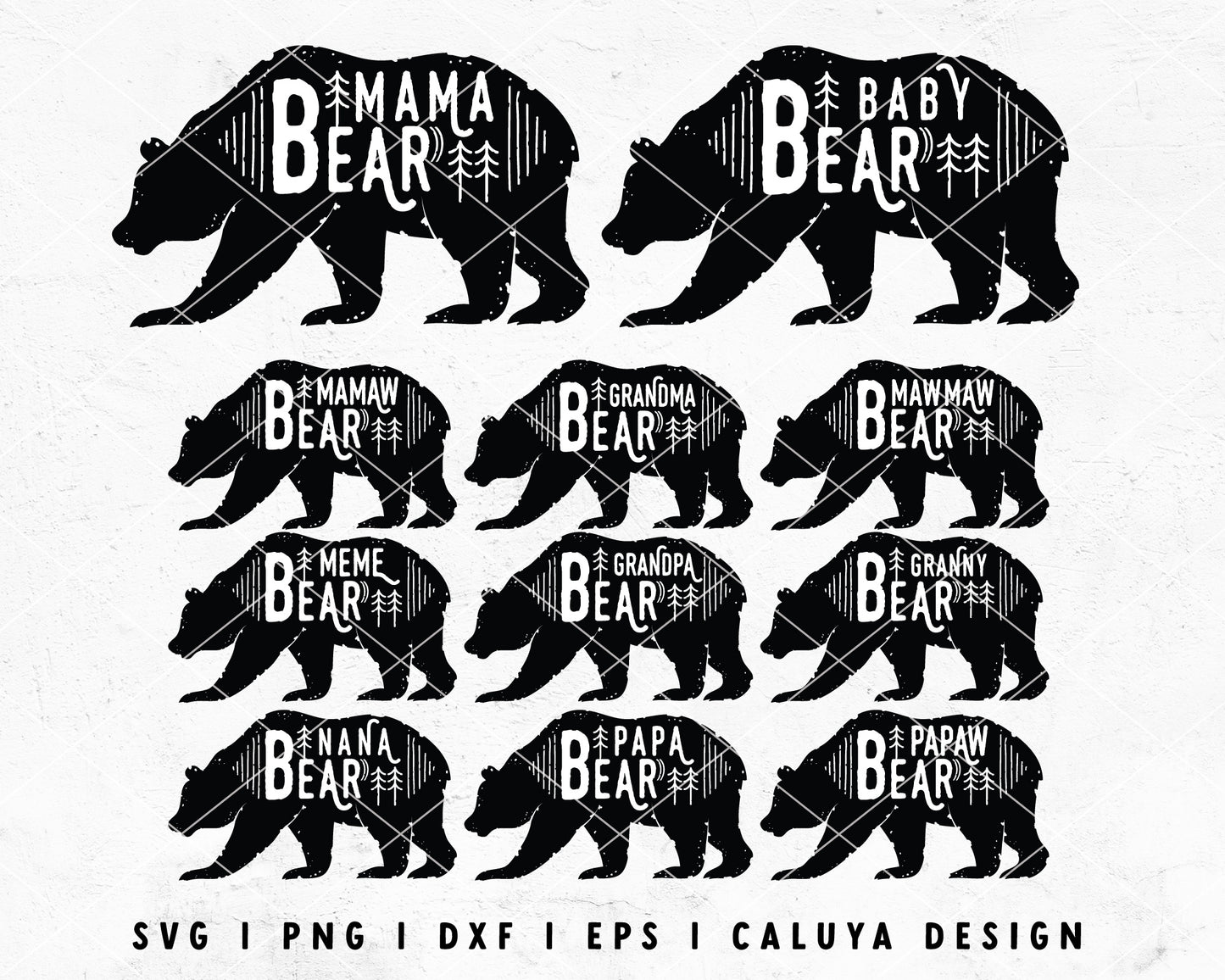 FREE Vintage Bear SVG | Forest Animal SVG Cut File for Cricut, Cameo Silhouette | Free SVG Cut File