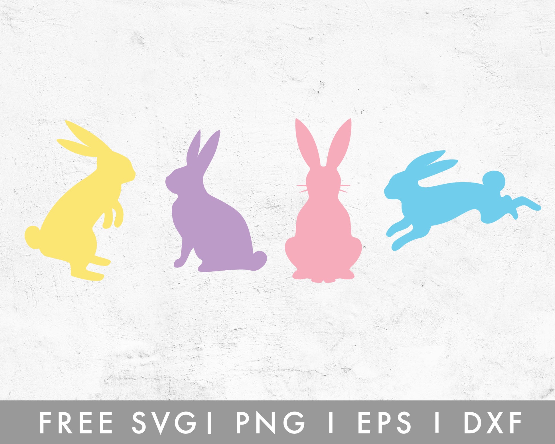 FREE Bunny Silhouette SVG Cut File for Cricut, Cameo Silhouette | Free SVG Cut File