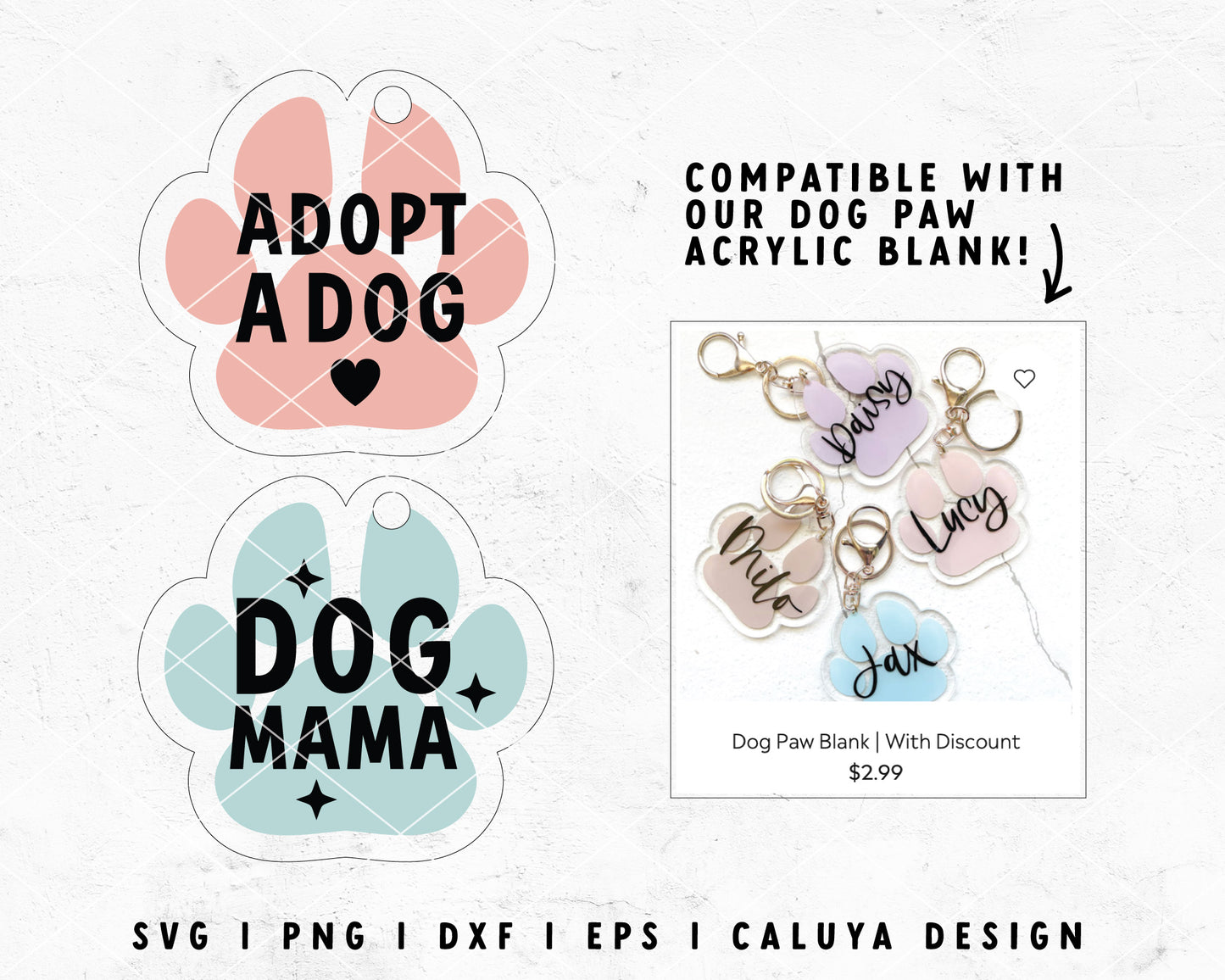 FREE Dog Paw Template SVG | Dog Mama SVG