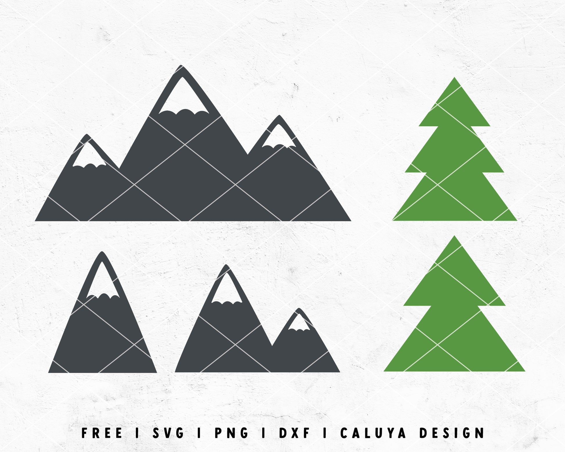 FREE Mountain SVG | Minimal Mountain SVG Cut File for Cricut, Cameo Silhouette | Free SVG Cut File