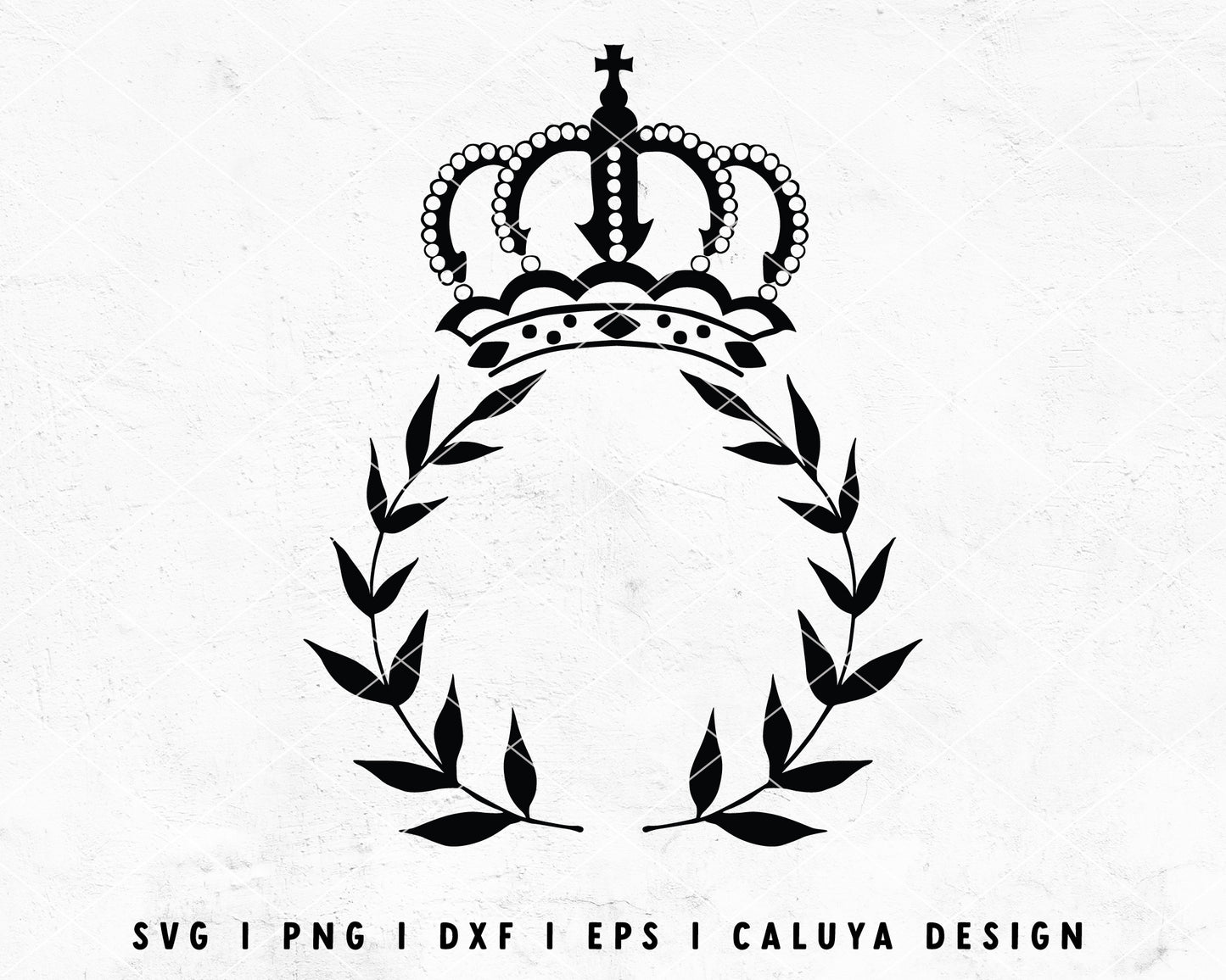 FREE Crown SVG | Monogram SVG Cut File for Cricut, Cameo Silhouette | Free SVG Cut File