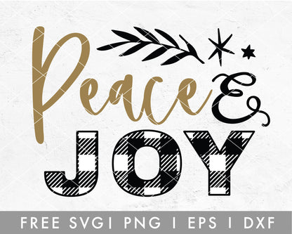 FREE Peace and Joy SVG