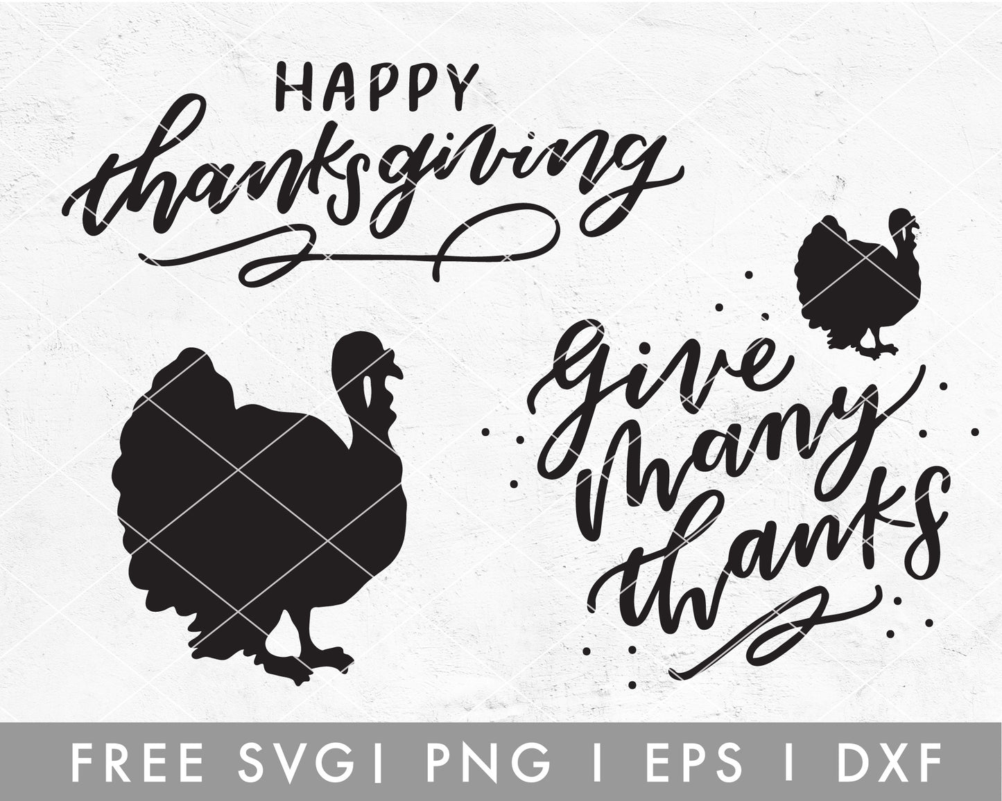 FREE Thanksgiving Lettering SVG