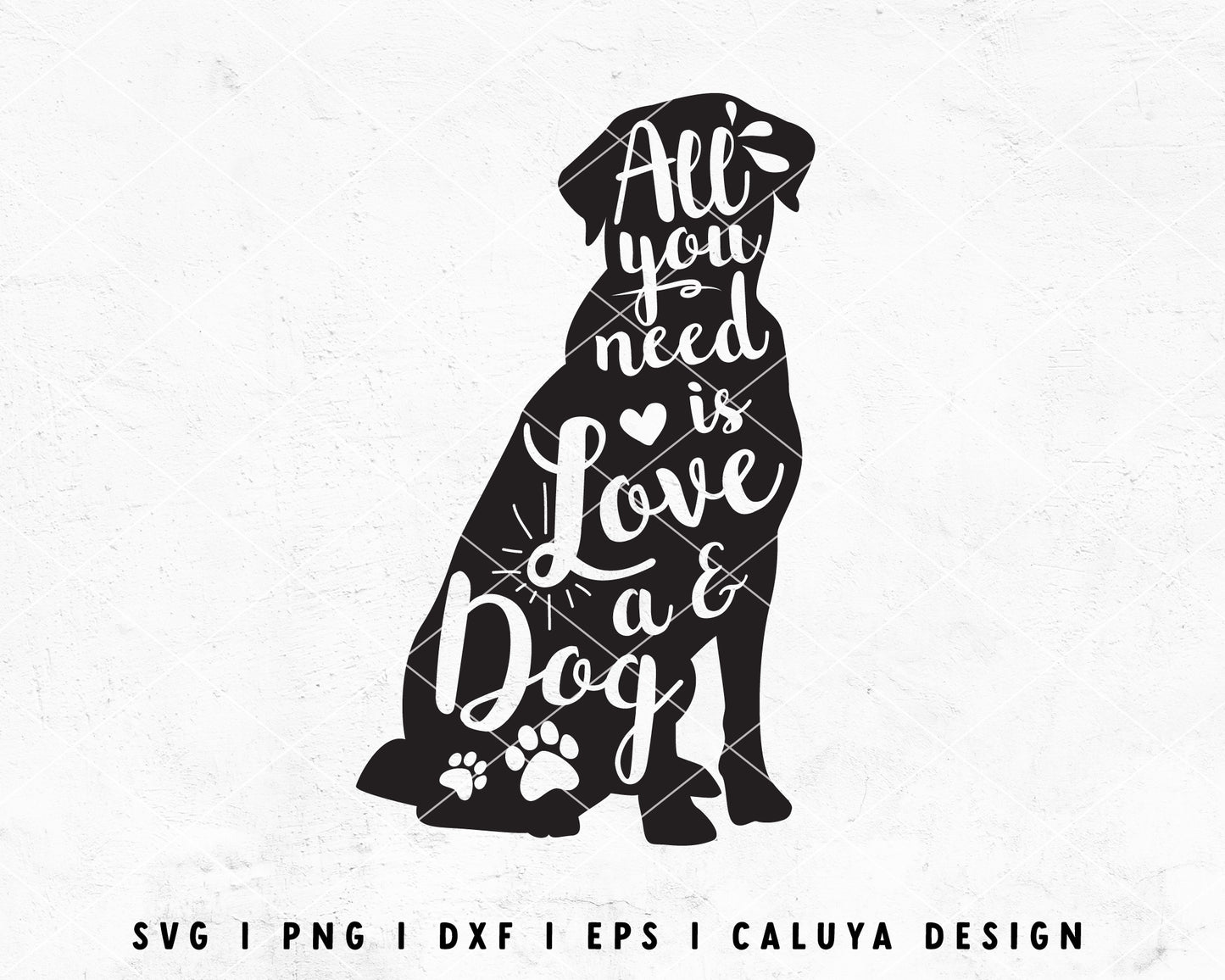 FREE Dog Lover SVG | Dog Quote SVG Cut File for Cricut, Cameo Silhouette | Free SVG Cut File