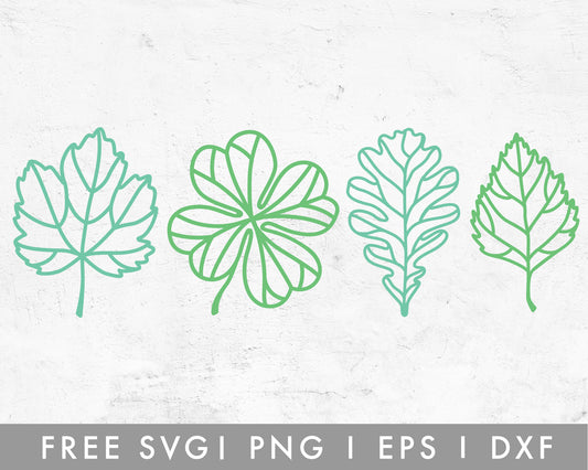 FREE Leaf Cut Out Design SVG Cut File for Cricut, Cameo Silhouette | Free SVG Cut File
