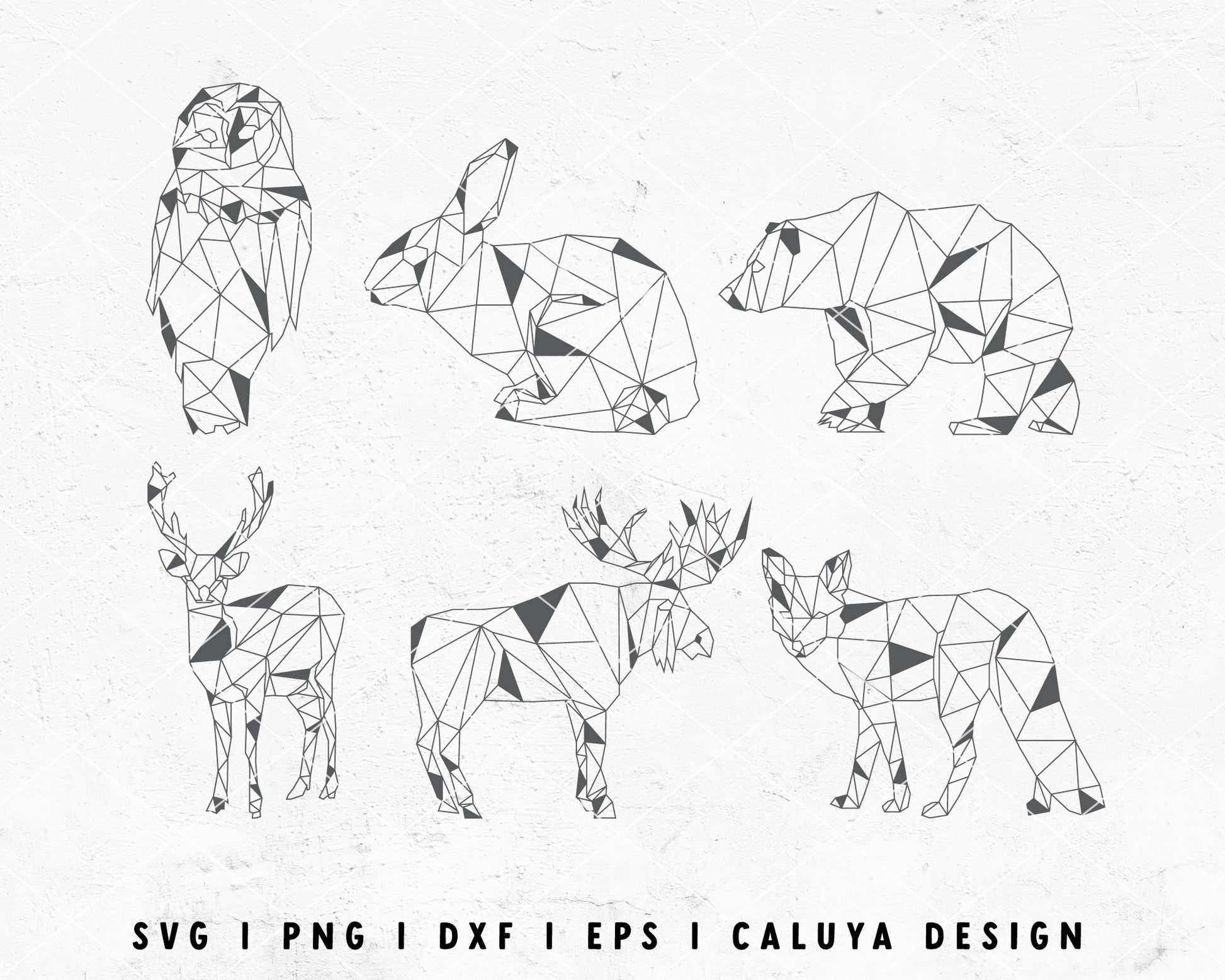 FREE Minimal Animal SVG | Geometric SVG Cut File for Cricut, Cameo Silhouette | Free SVG Cut File