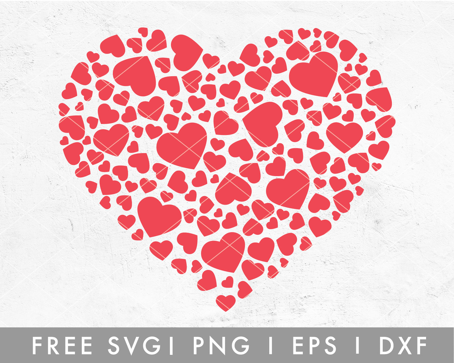 Heart with Heart SVG Cut File for Cricut, Cameo Silhouette | Free SVG Valentine's Day