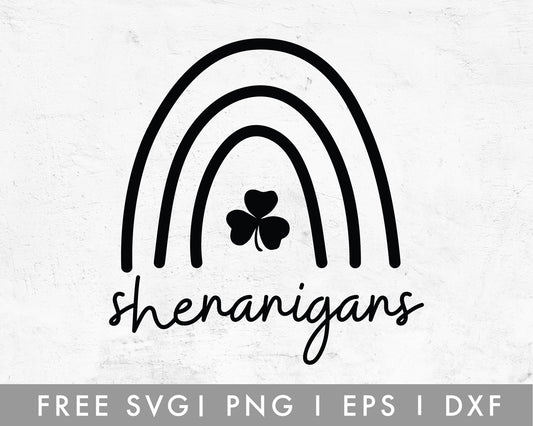 FREE Shenanigans SVG Cut File for Cricut, Cameo Silhouette | Free SVG Cut File