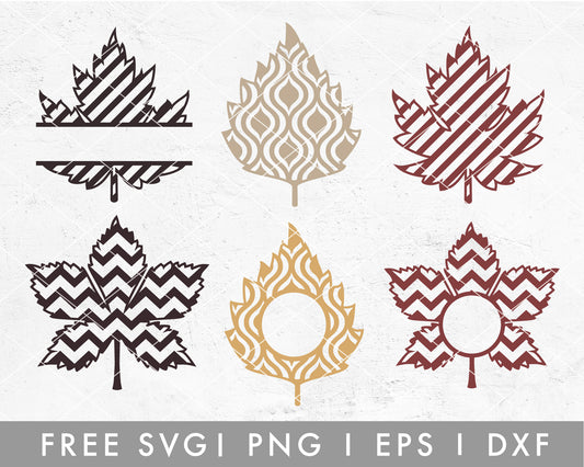 FREE Fall Leaves SVG